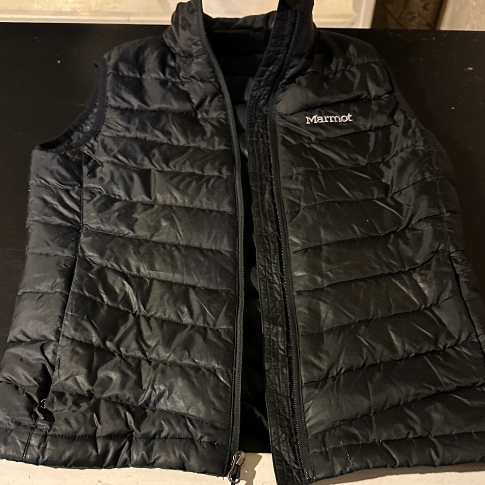 Marmot Quilted Black Vest
